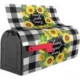 thumbnail image 6 of Spring Sunflower Wreath Mailbox Covers Magnetic 21x18 Inch with Home Sweeet Home Buffalo Plaid Decor Mailbox Decals Mailbox Wrap Post Letter Box Cover for Garden Yard Letter Box Decoration, 6 of 6