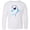 AA-White, variant on Inktastic Cute Shark, Little Shark, Blue Shark, Sea Animal Long Sleeve Youth T-Shirt