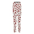 thumbnail image 4 of CEHVOM Pantalon Long à Taille Haute Imprimé de Noël Décontracté pour Femmes, 4 of 6