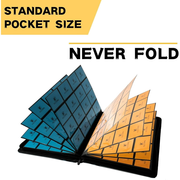 1000 slot card binder 1000+ Pockets Trading Binder, 16 Pockets Trading Card Ringless Side Loading Trading Card Album Folder for TCG,MTG,Sports Cards(Gray) : Toys & Games The removable pages are made of archival Rayvol Premium 1000+ Pockets Card