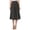 Charcoal, variant on Women's Casual High Waist A-Line Midi Skirt for Work and Everyday Wear