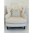 thumbnail image 2 of Plutus 24" x 24" Enigma Twist Luxury Throw Pillow in Blue and Beige, 2 of 3
