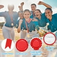 thumbnail image 3 of Uxcell Award Ribbons, Winner Recognition Ribbon Participation Medal Ribbon for Competitions Blue, White, Red, 3 of 7