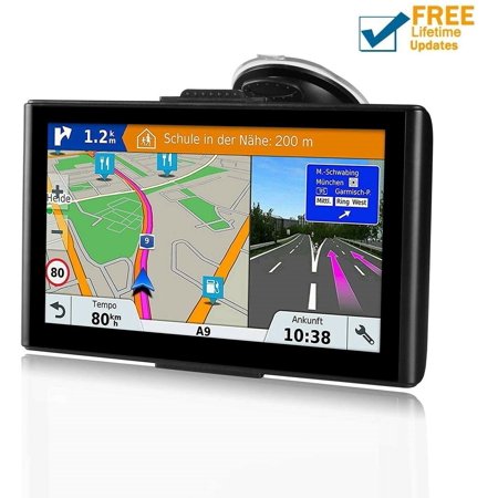 7 Inch Car Truck GPS Navigation 8G 256M Touch Screen Navigator Canada Mexico US