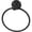 Bronze, variant on Embassy Wall Mounted Towel Ring, Antique English
