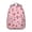 Pink-28, variant on Hawaiian Backpack for Students Tropical Leaf, Jungle Leaves School Bag Palm Inspired Summer Bookbag for Travel and Sports