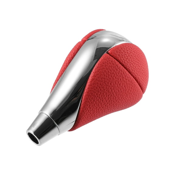 Unique Bargains Car Gear Shift Knob Stick Shifter for Lexus ES300h ES350 GS300 GS350 GS430 GS450h GS460 Red Silver Tone