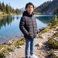 thumbnail image 4 of Rokka&Rolla Boys' Stand Up Collar Light Puffer Jacket, 4 of 12