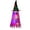 Hot Pink, variant on Fridja Halloween Ghost Hanging Decorations with Witch Hat Shapes Colored Battery Operated Outdoor Yard Halloween Tree Decor