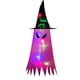 thumbnail image 2 of Xihbxyly Lámpara Led con Forma de Sombrero de Bruja, Colgante Luminoso de Halloween, Diseño de Luz Colorida, Decoración para Fiestas En Interiores y Exteriores, Fácil de Instalar, Funciona con Pilas,, 2 of 2