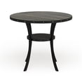 thumbnail image 3 of Roundhill Furniture Biony Dining Collection Espresso Wood Counter Height Nailhead Dining Table - Brown, 3 of 4