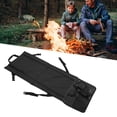 thumbnail image 4 of Folding Stadium Chair, Wide Applicability Bleacher Chairs With Pocket For Barbecue For Stadium Black, 4 of 8