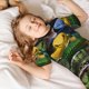 thumbnail image 5 of Fotbe Colorful Viper Snake Pijama Estampada de 2 Piezas para Niños – Ropa de Dormir de Manga Corta Cómoda para Niños y Niñas, Camiseta y Shorts de Algodón-Small, 5 of 6