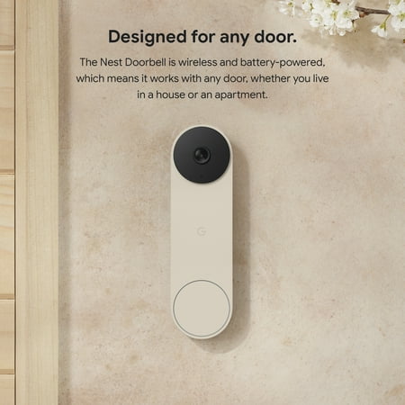 Google Nest Doorbell (Battery) (Linen)