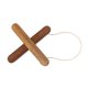 thumbnail image 5 of Alfombrilla de madera para olla Macarena soporte acolchado refrigeración plegable tipo x Marrón oscuro, 5 of 8