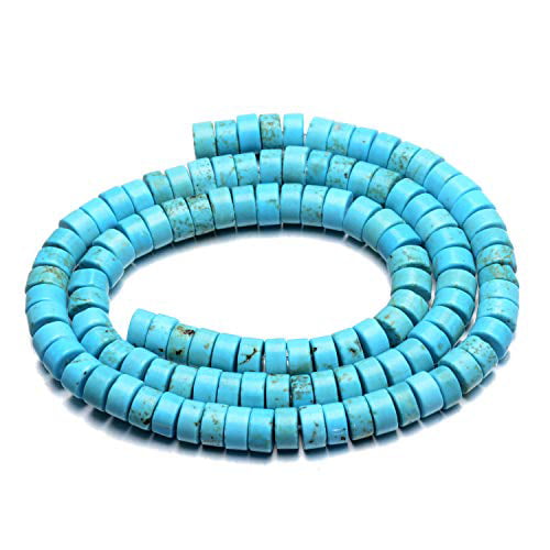 Mix Turquoise & Shell Gemstone Round Spacer Beads 15.5" 4mm 6mm 8mm 10mm 12mm 