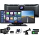 thumbnail image 1 of LAMTTO 9.26" Estéreo inalámbrico para automóvil Apple Carplay con cámara de tablero de 2.5K, cámara de respaldo 1080P, navegación GPS con pantalla táctil portátil para automóvil, receptor estéreo para, 1 of 5