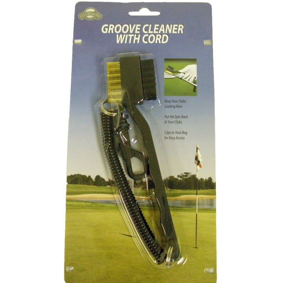 OnCourse Club Brush with Cord, Golf Cleaning Tool