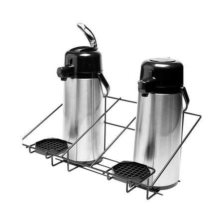- Service Ideas APR2BLC Black Steel Wire Rack for 2 Airpots