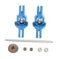 thumbnail image 3 of Reemplazo de diferencial de coche RC 1:28 Reemplazo de accesorio de coche RC de metal Actualización azul, 3 of 7