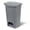 Grey, variant on Glad Kitchen Trash Can | Large Plastic Waste Bin with Odor Protection of Lid | Hands Free with Step On Foot Pedal and Garbage Bag Rings, 13 Gallon, Grey
