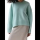 thumbnail image 3 of Suéter de Punto de Larga para Mujer, Jersey de Cuello Redondo, Suéter Informal Holgado. Verde Talla Única, 3 of 10