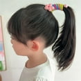 thumbnail image 2 of Colorful Telephone Wire Hair Bands, Spiral Hair Ties Phone Cord, Bowknot Braided Telephone Wire Hair Bands, Phone Cord Straight Spiral Hair Tie, Ponytail Holder Accessories (5pcs-04), 2 of 12