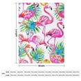 thumbnail image 2 of Flamingo Pattern Throw Blanket for Women, Men & Kids - Super Soft Plush Blanket Throw Fleece Blanket Animal Blanket, 2 of 7