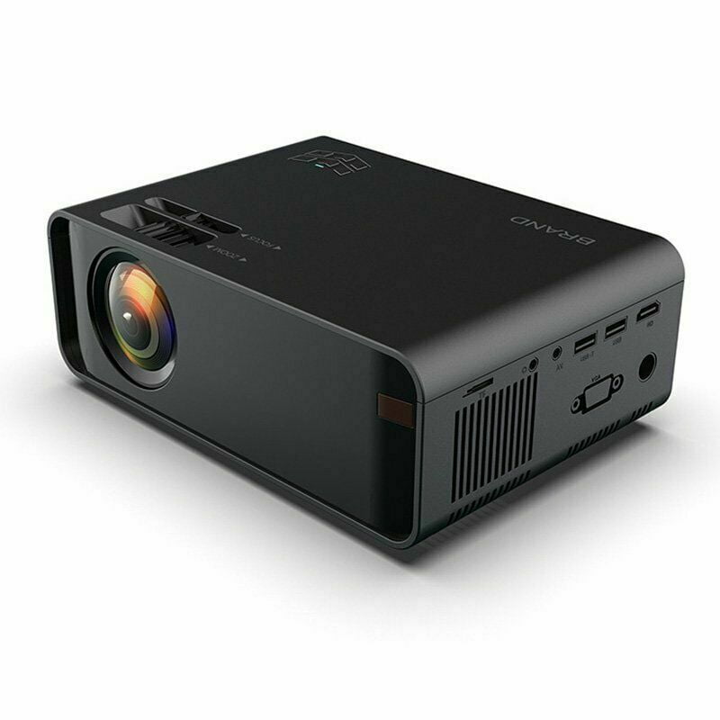 Mini Projector,Portable Video Projector Full HD 1080P Wireless Projector  WiFi Bluetooth Projector,Portable Outdoor Projector Compatible with TV 