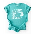 thumbnail image 4 of Six Seven Skeleton Shirt for Men & Women Funny Gen Z 6 7 Halloween Meme Tee Seafoam Shirt Adult X-Large, 4 of 4
