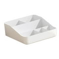 thumbnail image 5 of Makeup Jewelry Organizer, Large Capacity, Jewelry Lipstick Organizer, Perfume Makeup Organizer, Bathroom Organizer Container for Countertop Desk , White Without Lids, 5 of 8