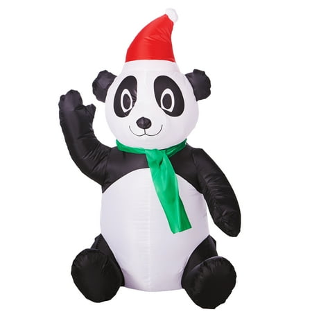 Airblown Inflatable Panda, 3.5' Tall