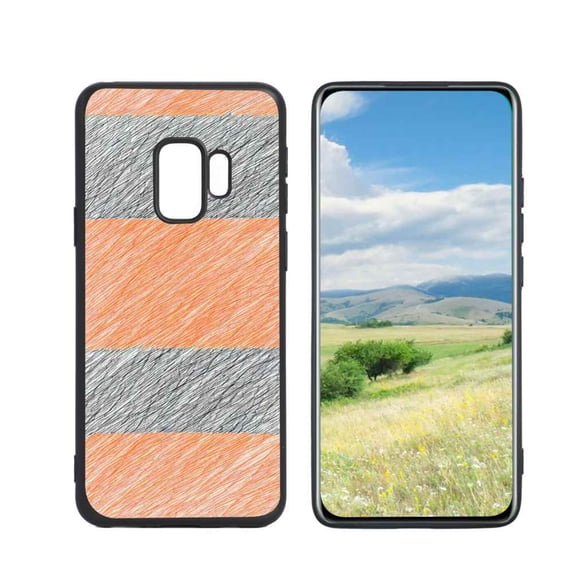 Compatible with Samsung Galaxy S9 Phone Case, Lines Case Men Women, Flexible Silicone Shockproof Case for Samsung Galaxy S9
