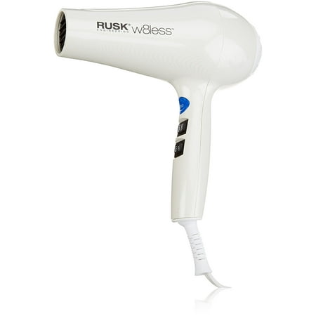 RUSK W8less Professional 2000 Watt Hair Dryer, LIGHTWEIGHT with Multi Speed and Heating