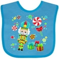 thumbnail image 3 of Inktastic Holiday Nutcracker and Candy for Christmas Boys or Girls Baby Bib, 3 of 4