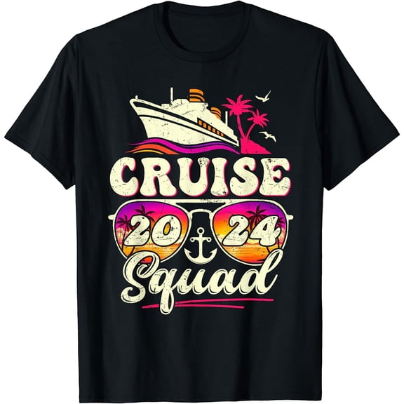 Cruise Squad 2024 Family Vacation Matching Family Group T-Shirt