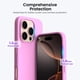 thumbnail image 4 of Funda de teléfono ORNARTO compatible con iPhone 16 Pro 6.3 - Cherry, 4 of 7