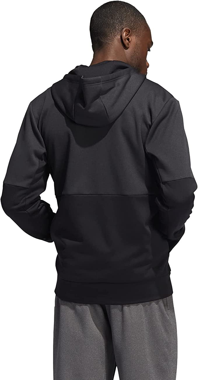 Adidas Black Spell Out Sleeve Print Full Zip Hoodie Jacket Mens Size XL