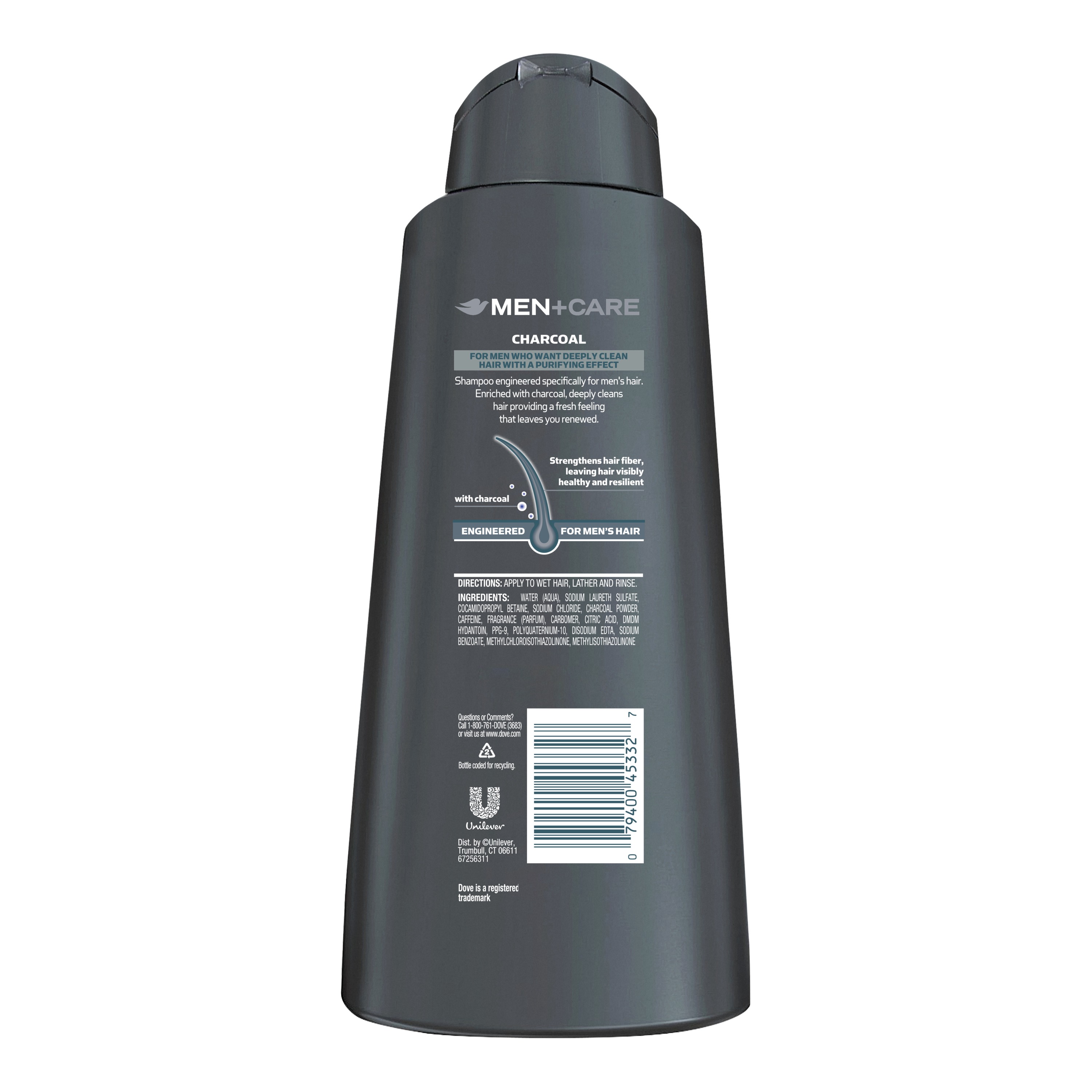 Dove Men Care Dove Men Care Shampoo Charcoal 20 Oz Walmart Com