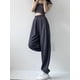 thumbnail image 3 of Pantalones para mujer, estilo Harajuku, estilo informal, elegante, a la moda, largos, estilo japonés, holgados, combinables, para otoño, 3 of 6