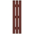 thumbnail image 6 of Ekena Millwork 12"W x 63"H Mid-America Vinyl, Standard Size Three Board Spaced Shutters, w/Installation Shutter-Lok's & Matching Screws (Per Pair), 027 - Burgundy Red, 6 of 13