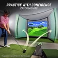 thumbnail image 5 of GoSports Range Cage 10 ft x 8 ft Golf Practice Hitting Net with Simulator Impact Screen, 5 of 7