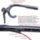 thumbnail image 4 of Soidarity RISK Bicicletas Cable Tubería Junta Bicicleta Cable Tubo Extraíble Personalizado Decorativo Ciclismo Ciclismo Protector Accesorios Ciclismo Oro Bicicleta de carretera, 4 of 6