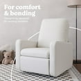 thumbnail image 4 of Graco Teddi Power Recliner Swivel Glider, Ivory Basketweave, 4 of 18