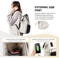 thumbnail image 5 of Laptop Backpack Purse for Women Waterproof Teacher Nurse Bag, 15.6 inch Work laptop Bag with USB Port, Business Travel Computer Backpack, 5 of 9