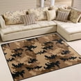 thumbnail image 2 of Coolnut Fashionable Camouflage Pattern Area Rug Carpet 5x4 Light Weight Polyester for Living Room Bedroom, 2 of 6