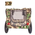 thumbnail image 5 of Pefilos 42" Outdoor Dog Bike Trailer for Dogs 88lb Weight Capacity, Heavy Duty Pet Stroller Bicycle Carrier, Suspension, Visibility Flag, Camouflage, 5 of 23