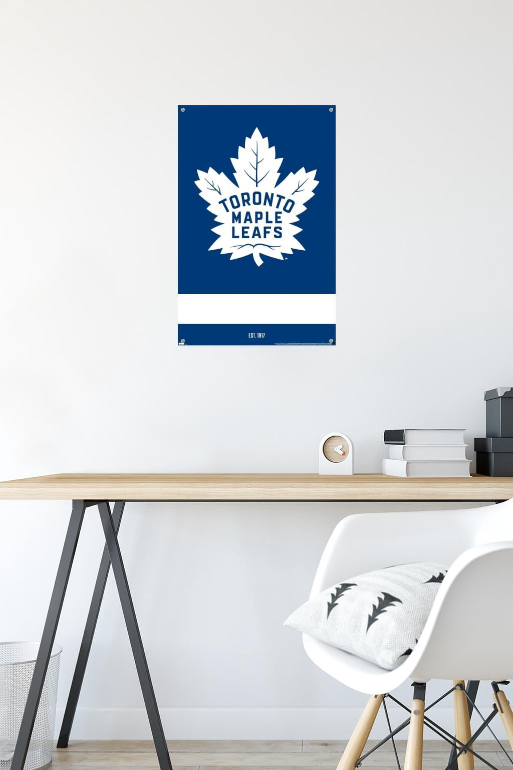 NHL Toronto Maple Leafs - Logo 21 Wall Poster with Pushpins, 14.725" x 22.375"