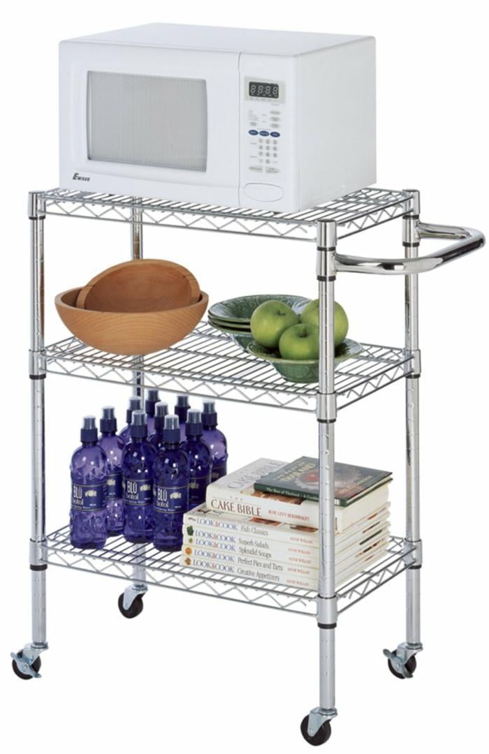 24 Deep X 48 Wide 39 High Chrome Kitchen Cart Com Chrome Kitchen Cart, 24 X 48 Inch Kitchen Island