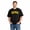 Black-106, variant on Rad Dad Neon Men's Father's Day Gift T-Shirt for Dad Short Sleeve Crew Neck Casual Graphic Tee Perfect Present for Husband Grandpa from Family Pure Cotton Comfort Fit
